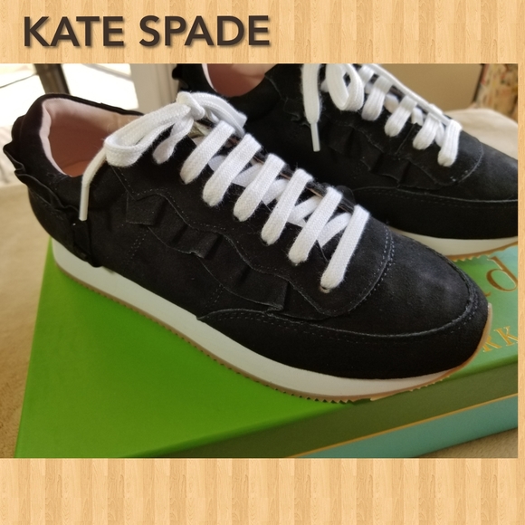 KATE SPADE NWT Women's Sneakers Black - Picture 3 of 8